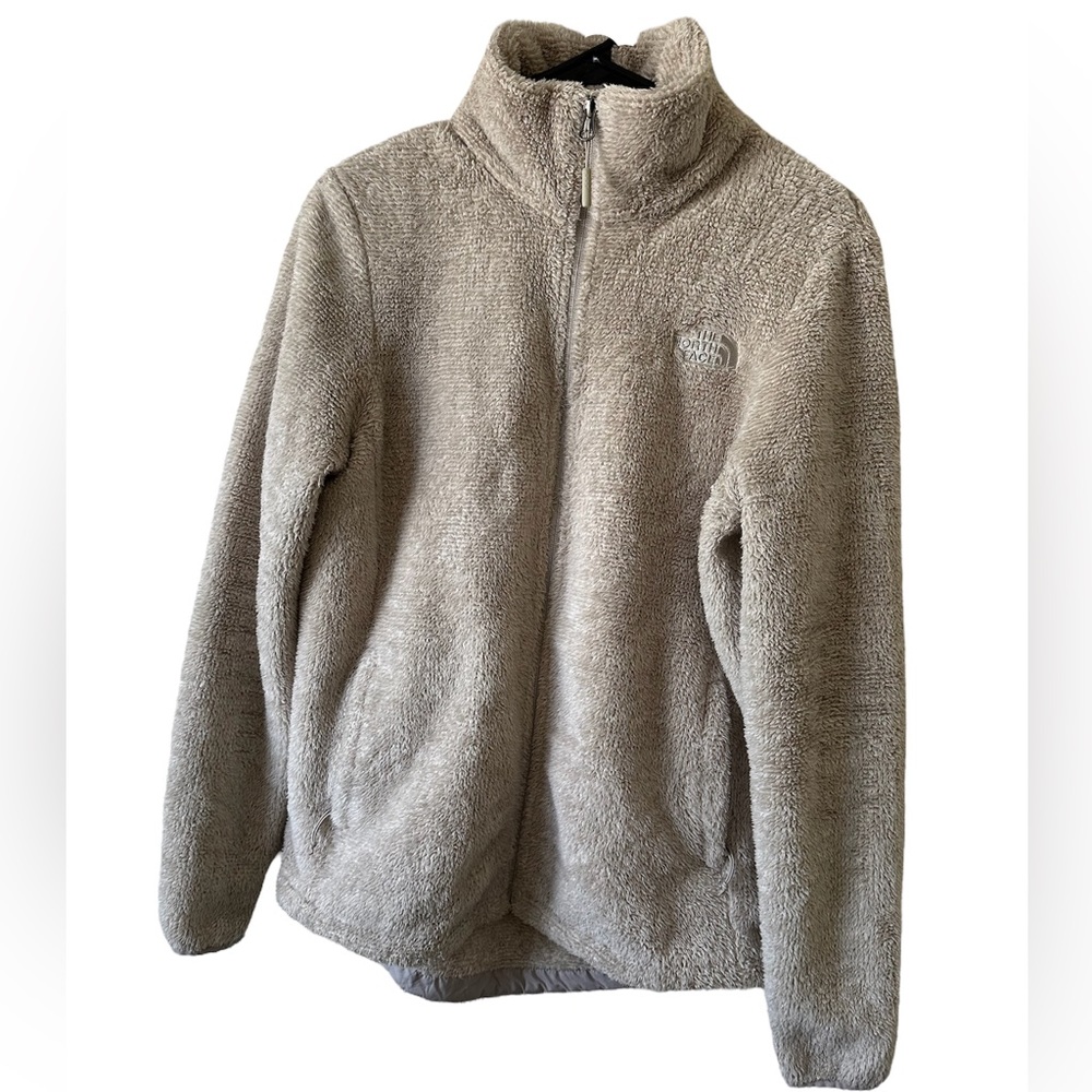 The North Face Tan Zip Up Jacket Size Medium